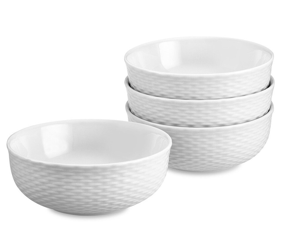 Pillivuyt Basketweave Porcelain Cereal Bowl Williams Sonoma AU